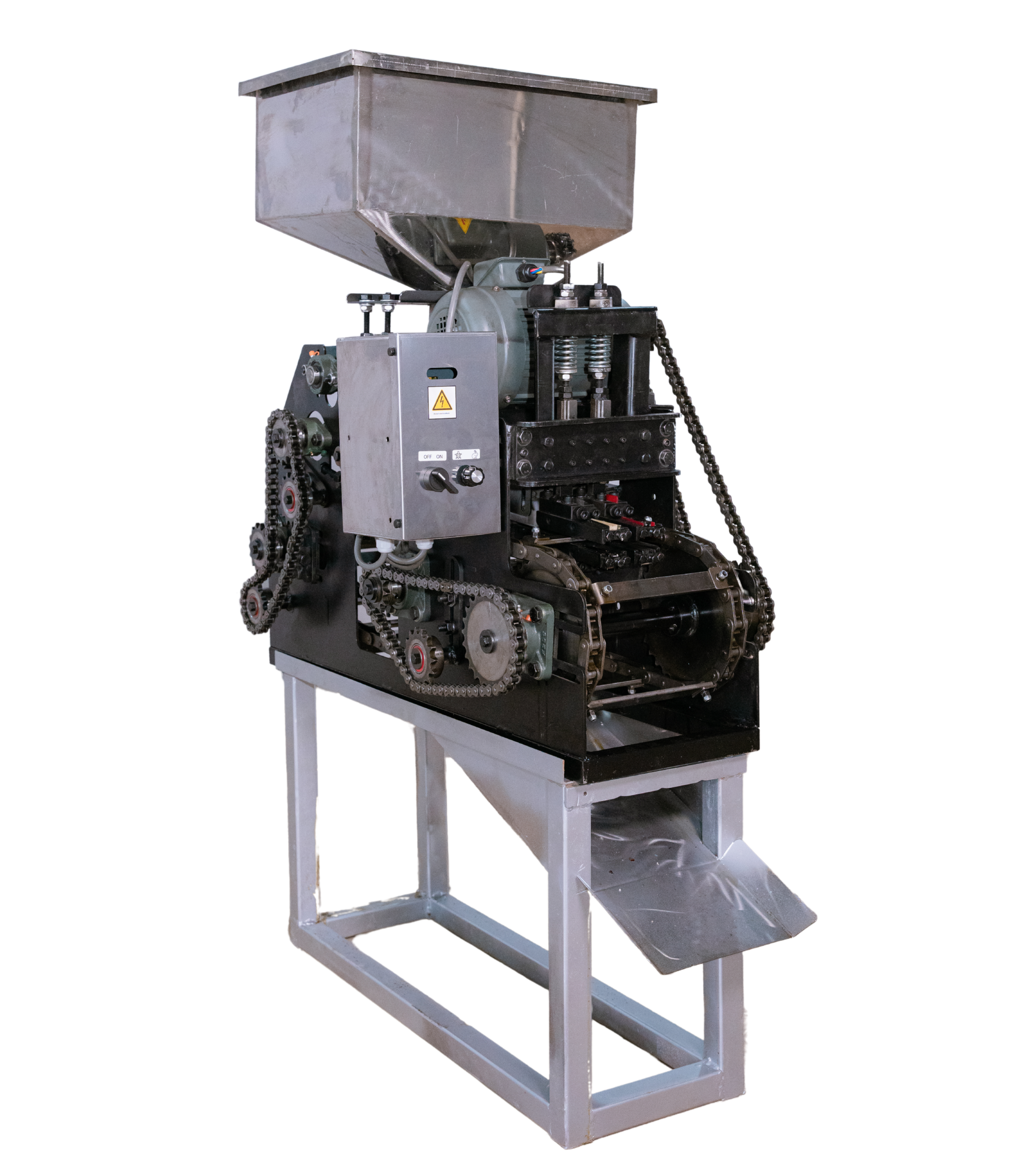 Vietnam 2-Blade Cashew Cutting Machine - Side View