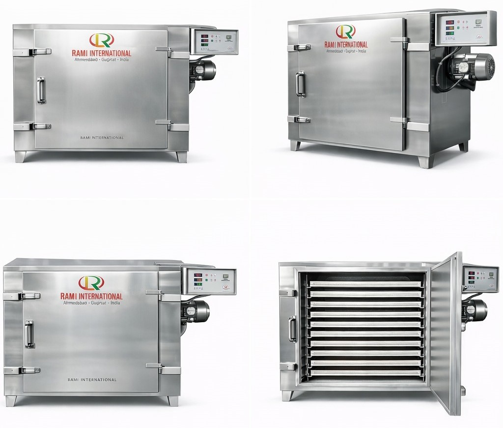 Customized SS304 tray dryer views