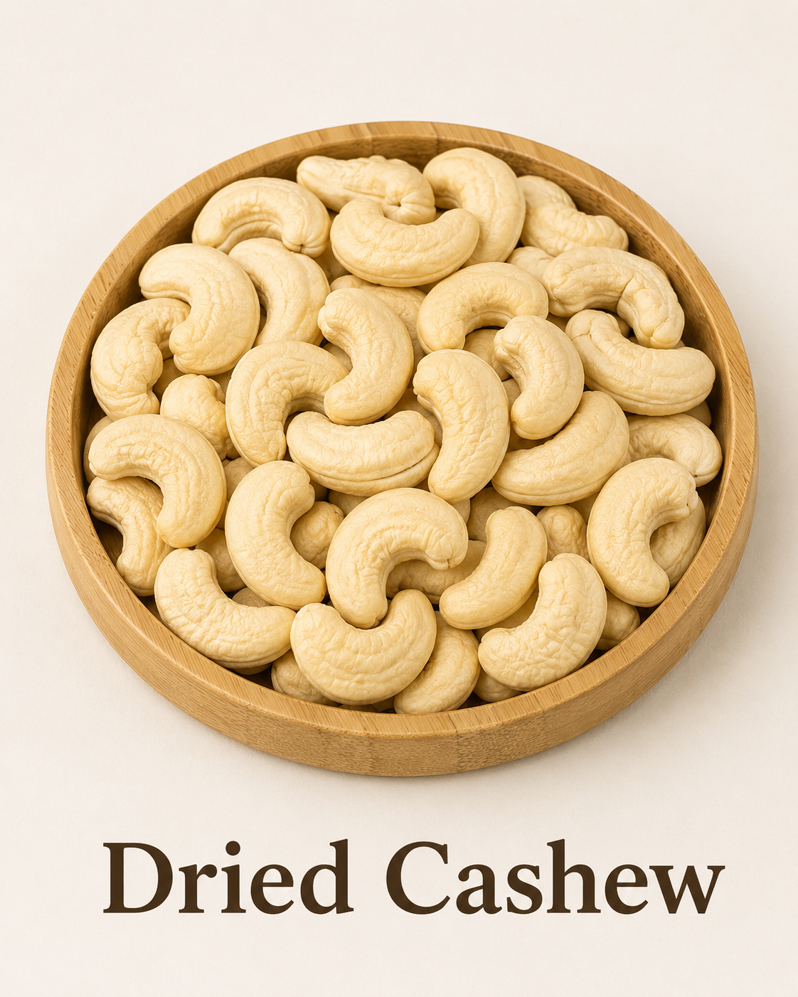 Raw and finished cashew products