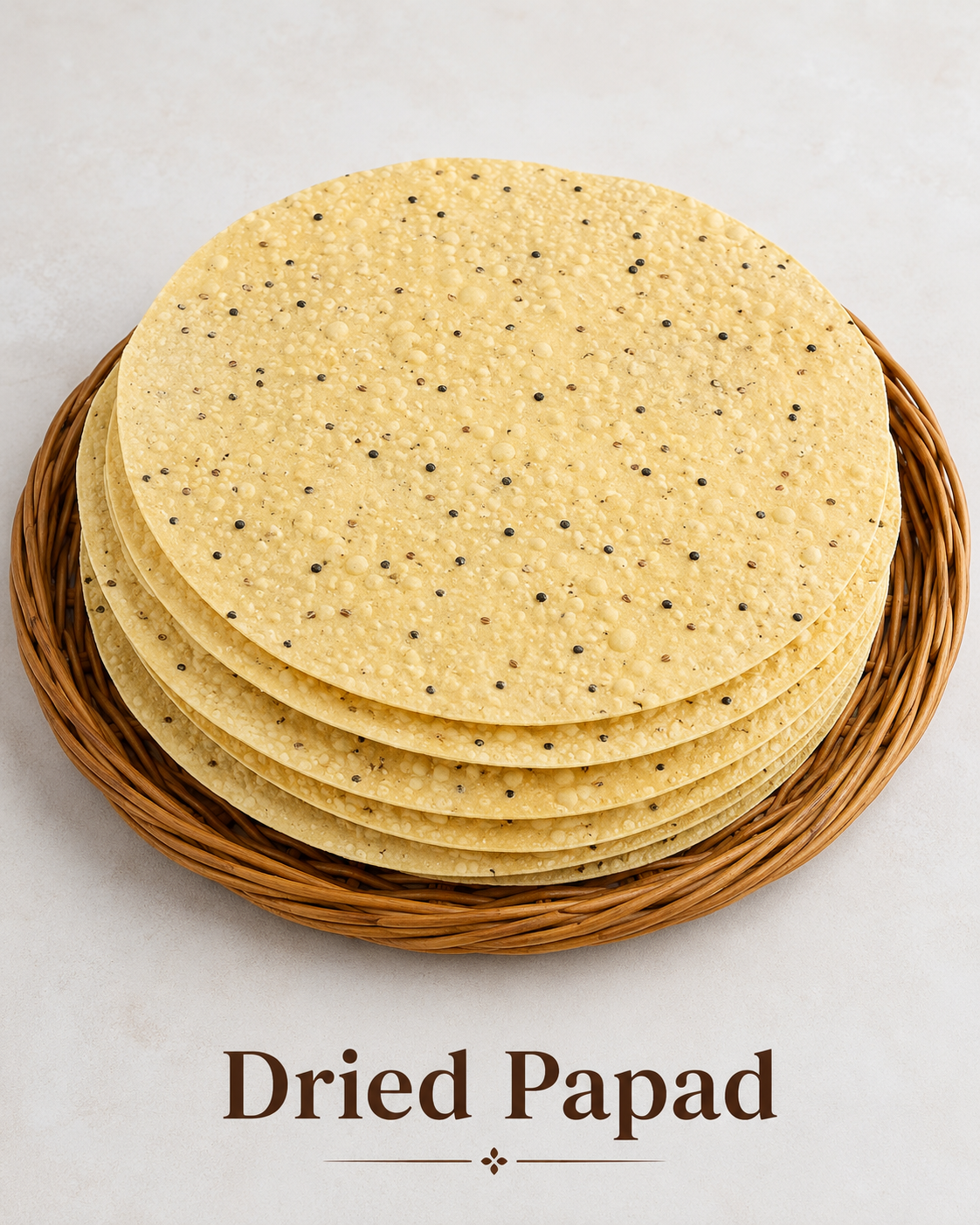 Papad finish output